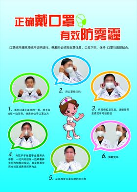 正确戴口罩