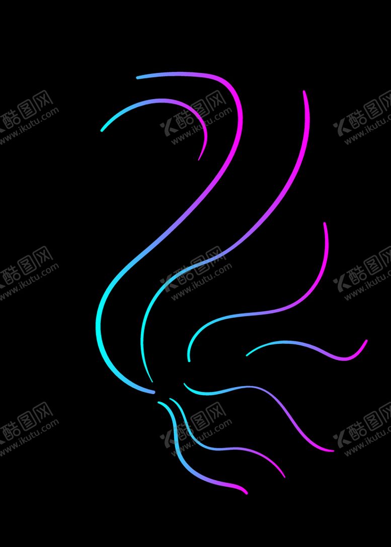 编号：78160710241501493714【酷图网】源文件下载-炫彩科技线条