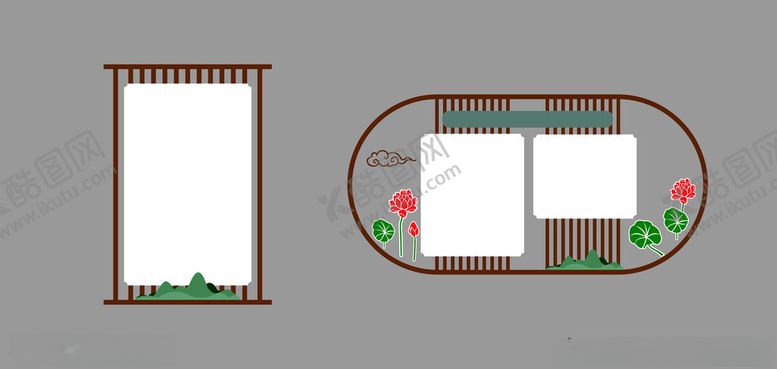 文化墙诊所展板医德医风医院