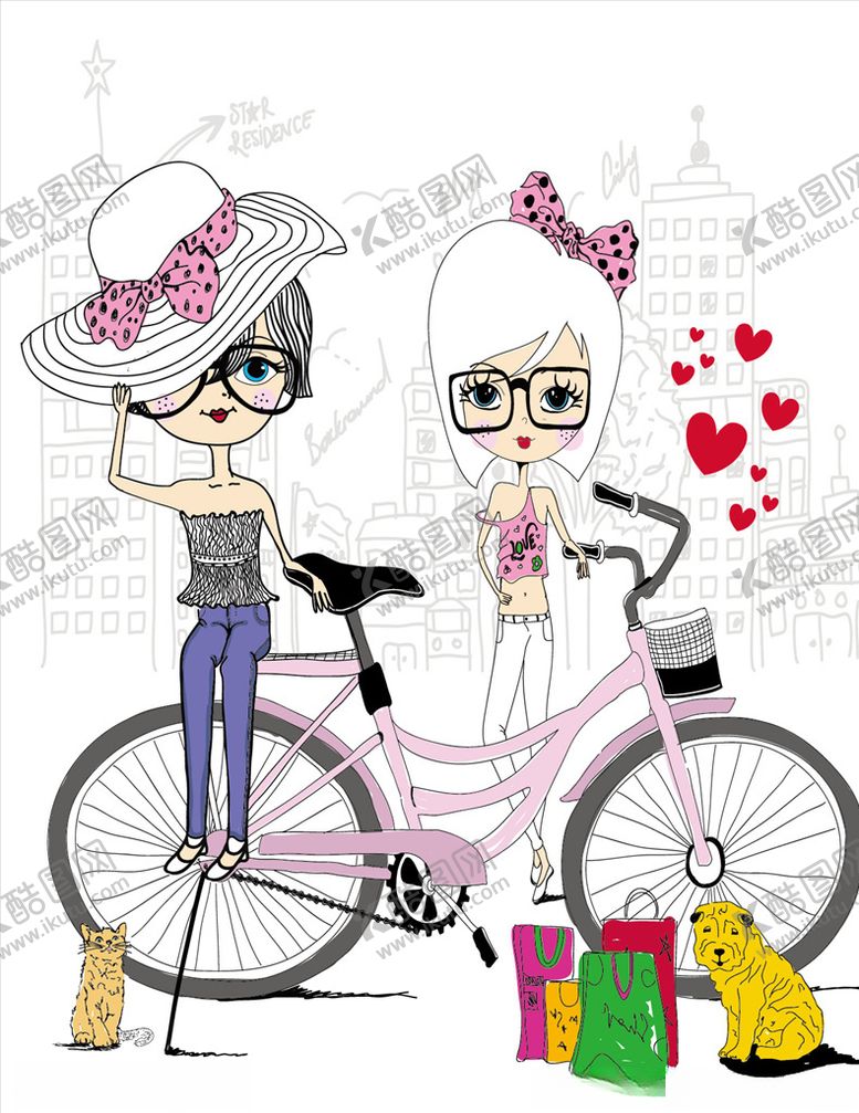 编号：49525710300338109056【酷图网】源文件下载-卡通女人