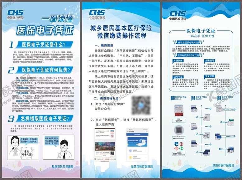 编号：96109504041546558924【酷图网】源文件下载-医保展架医疗易拉宝