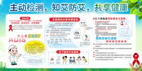 预防艾滋公益宣传展板素材
