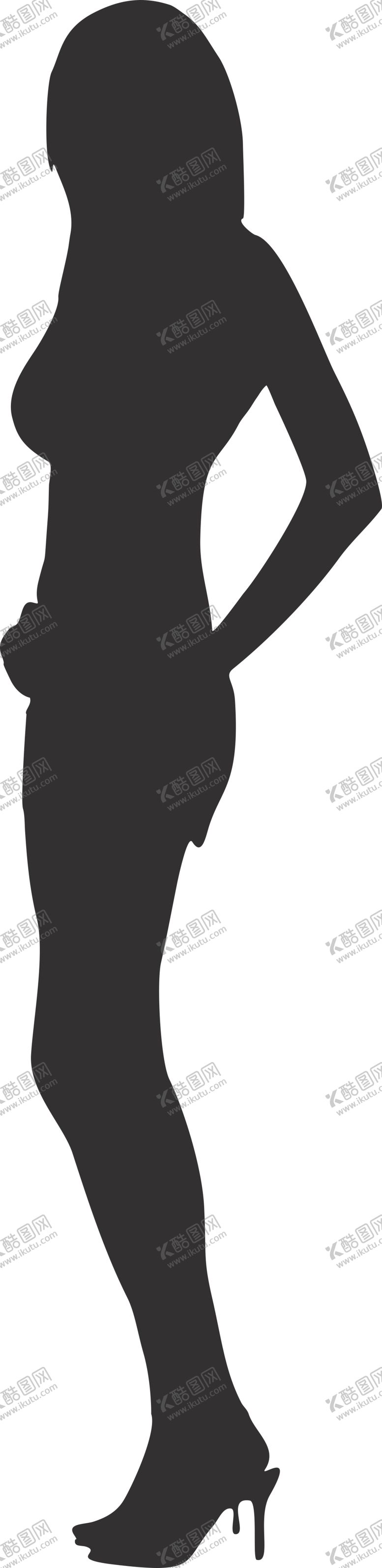 编号：44352703280803543126【酷图网】源文件下载-美女剪影