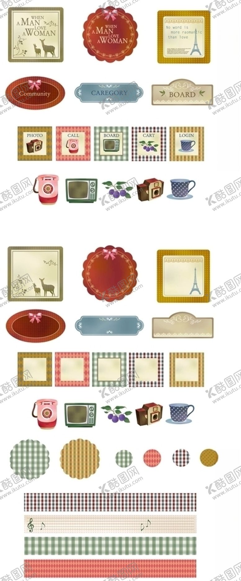 编号：74197609200219271253【酷图网】源文件下载-矢量底纹边框素材