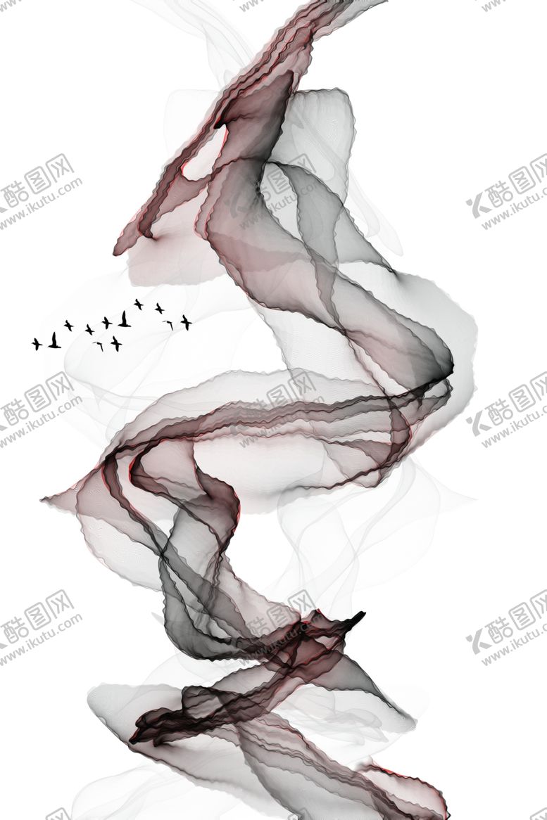 编号：14673006151322386887【酷图网】源文件下载-水墨山水玄关装饰画意境山水画