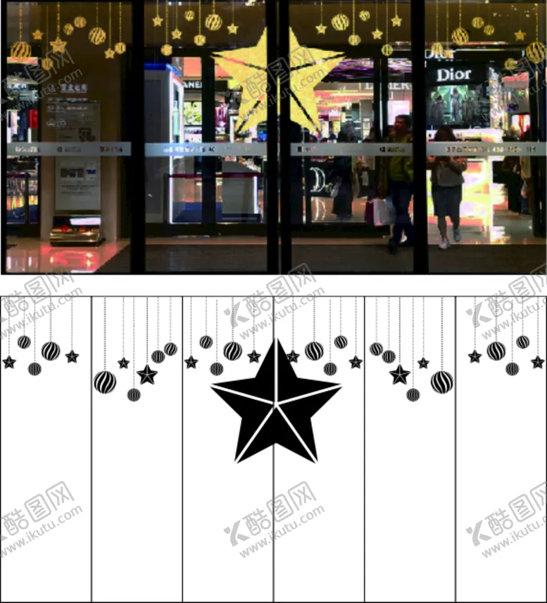 编号：25190210201603594042【酷图网】源文件下载-门店圣诞形象