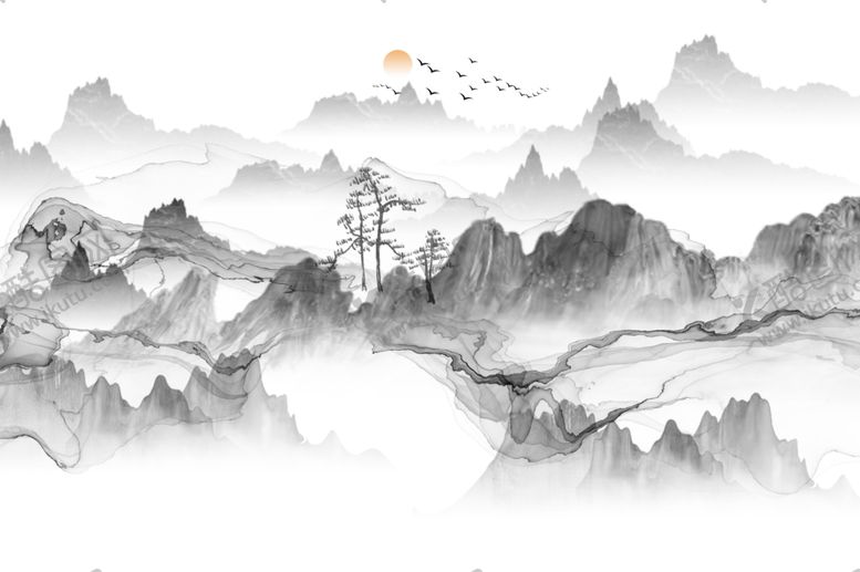 编号：61839207131158112362【酷图网】源文件下载-山水背景