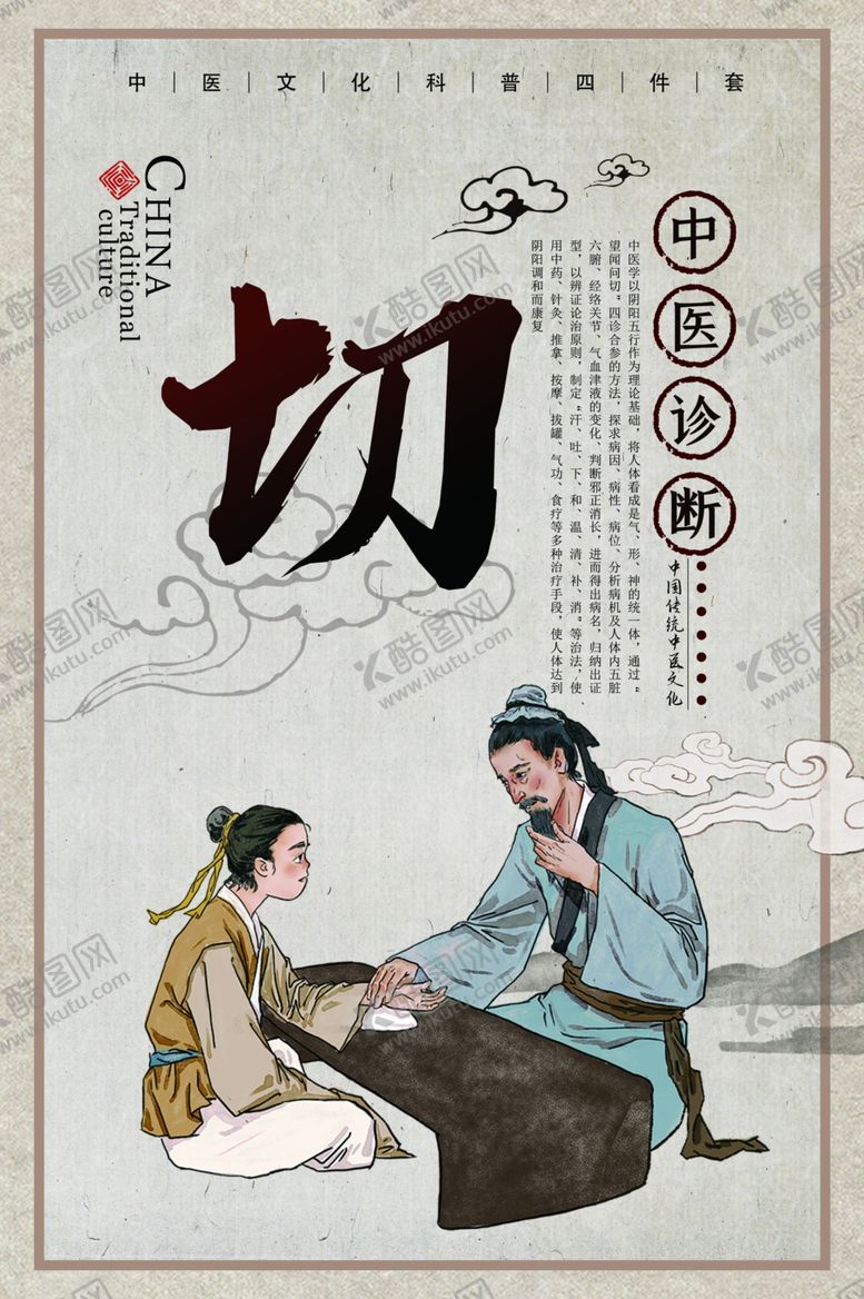 编号：91094910011308503924【酷图网】源文件下载-传统医术科普海报