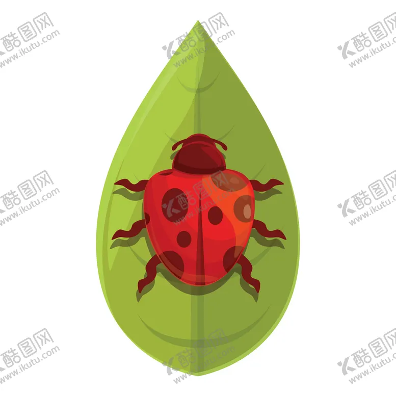 编号：05132609190739308417【酷图网】源文件下载-卡通瓢虫
