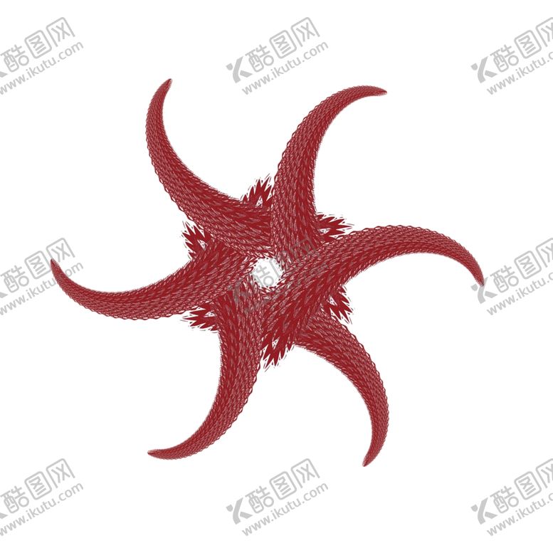 编号：55103206280634261387【酷图网】源文件下载-旋转图案红色花纹设计