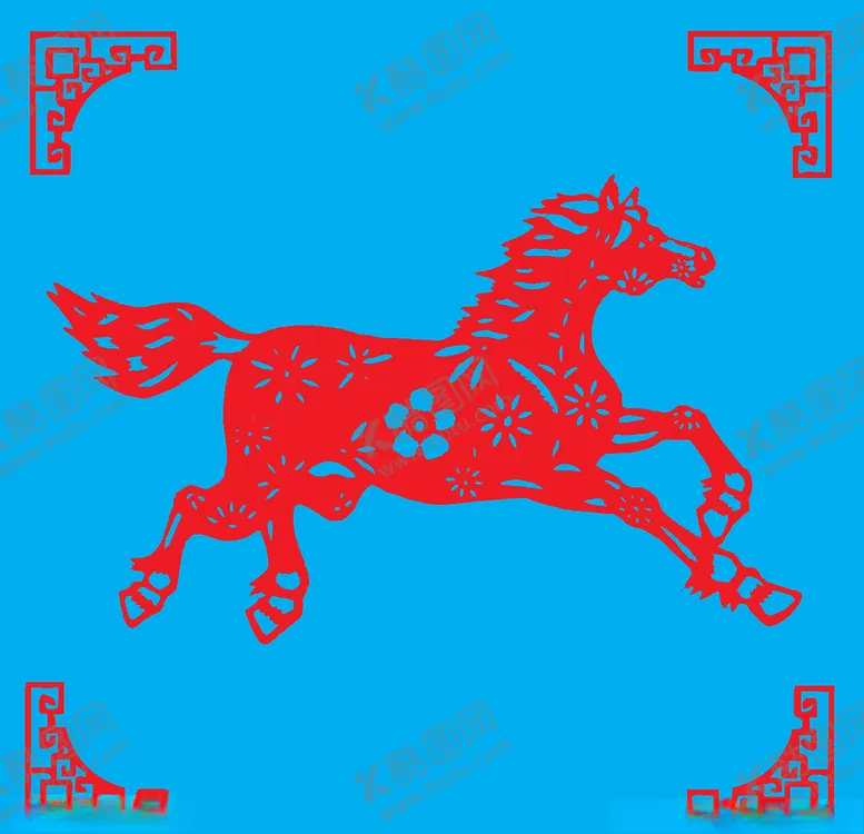 编号：51140310152200468133【酷图网】源文件下载-马剪纸