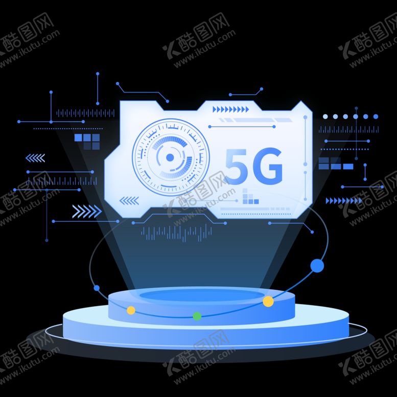 编号：59013912160830236370【酷图网】源文件下载-5G互联网图标