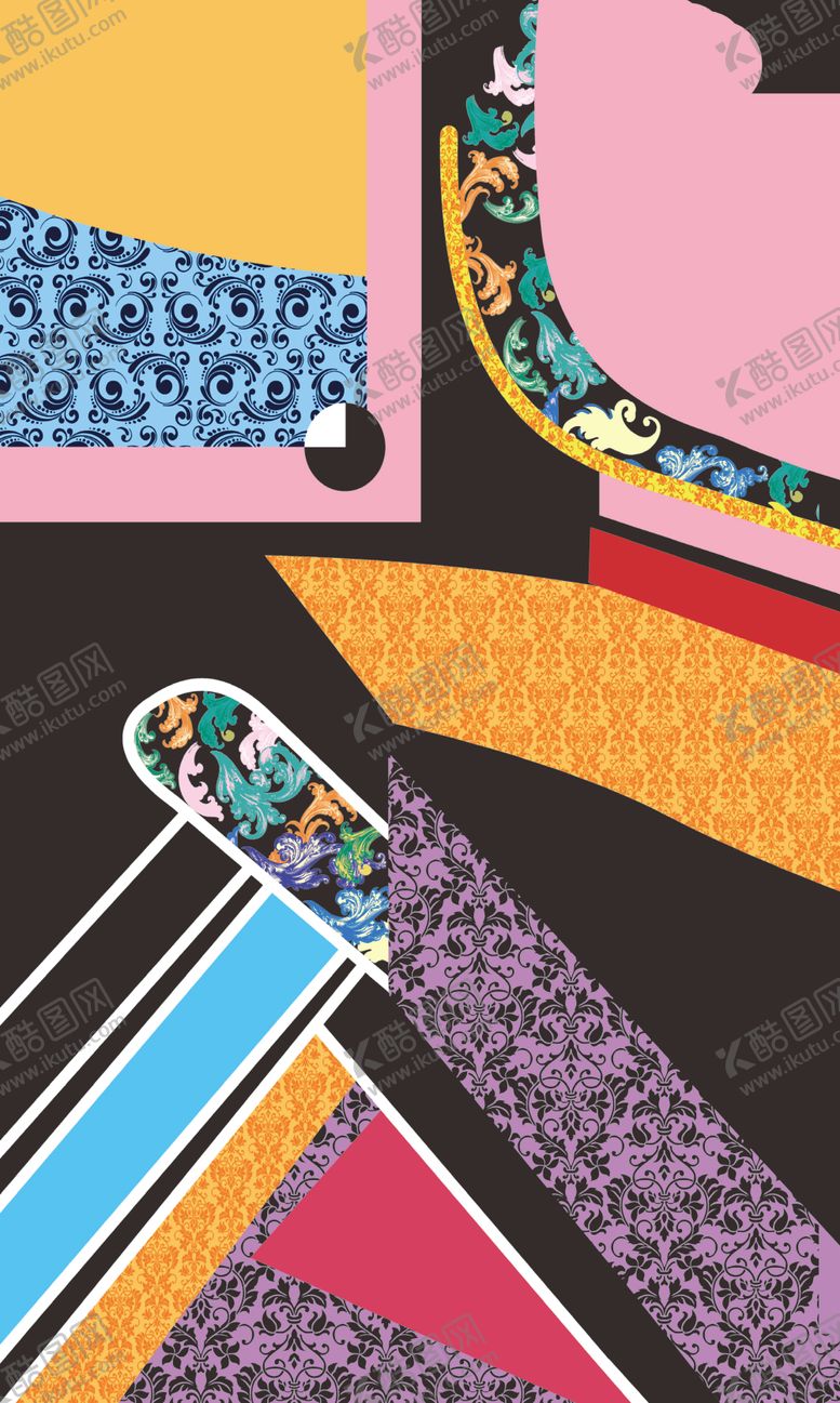 编号：97316805181215363334【酷图网】源文件下载-欧美风裁片