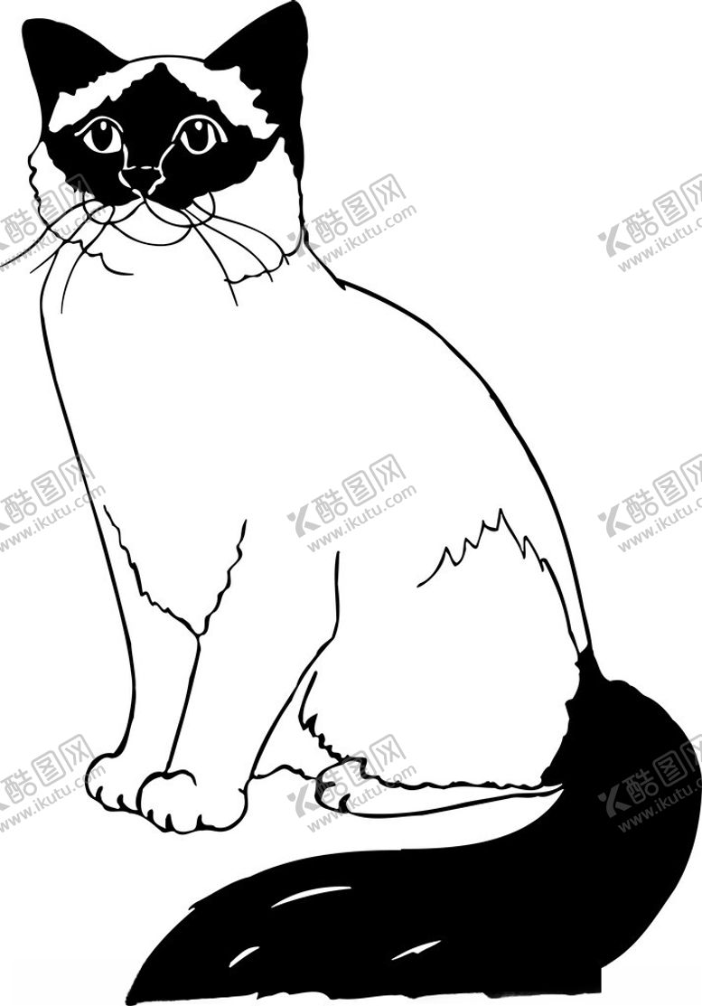编号：62884402162257021942【酷图网】源文件下载-卡通手绘猫