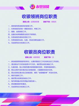 岗位职责展板模板公司