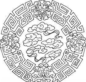 镂空花图案装修纹喷漆装饰