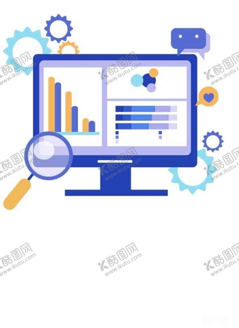 编号：59247405090610026871【酷图网】源文件下载-商务电脑图表矢量