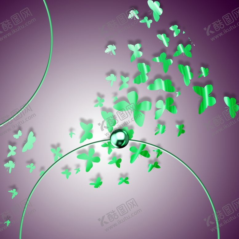 编号：68240611302116221351【酷图网】源文件下载-水彩蝴蝶几何挂画装饰画