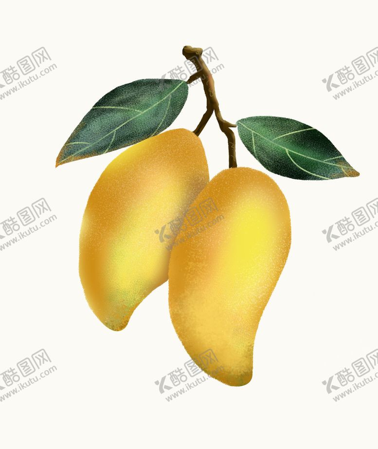 编号：79970310221912511069【酷图网】源文件下载-手绘水果芒果矢量图