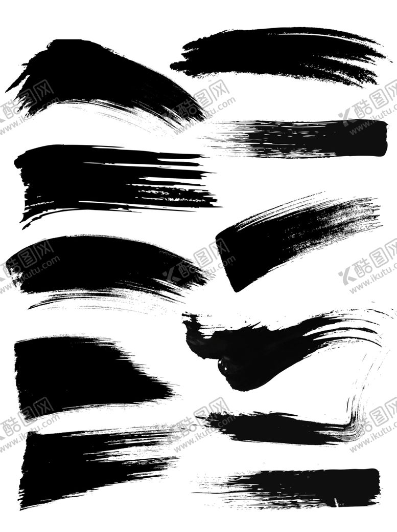 编号：74772502102329498134【酷图网】源文件下载-墨迹笔刷