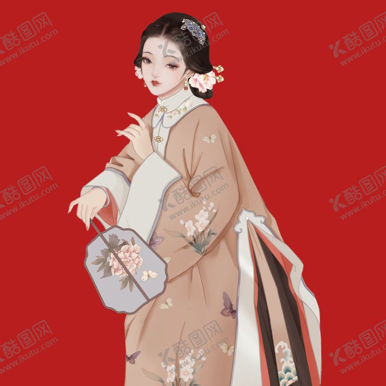 编号：67781903020019363321【酷图网】源文件下载-手绘古风人物