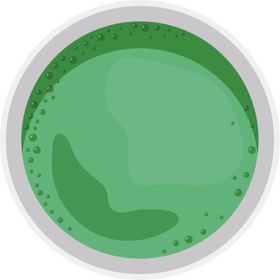抹茶相关卡通绿色矢量图