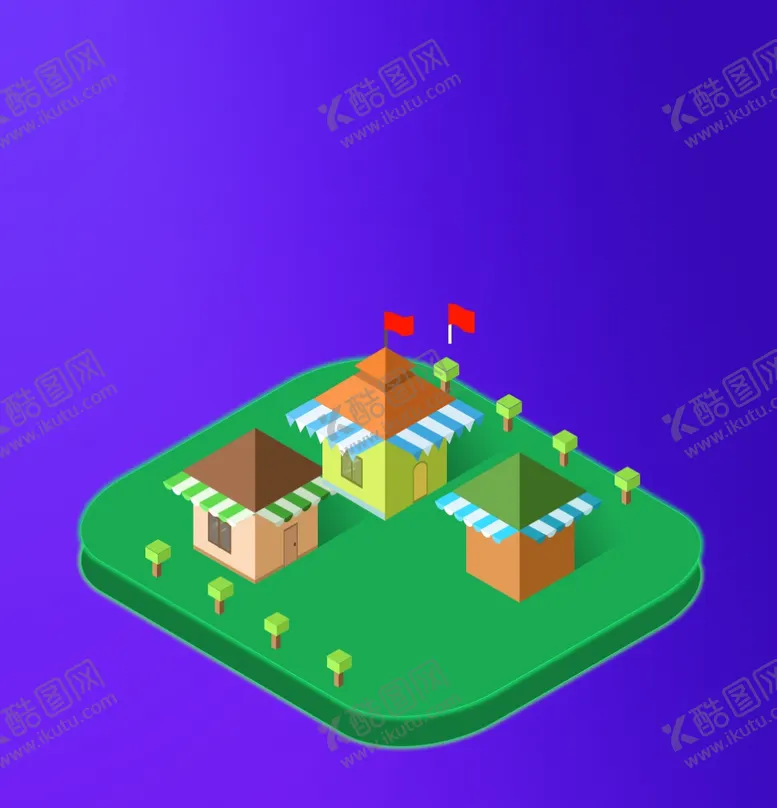 编号：77438404192132398813【酷图网】源文件下载-2.5D插画