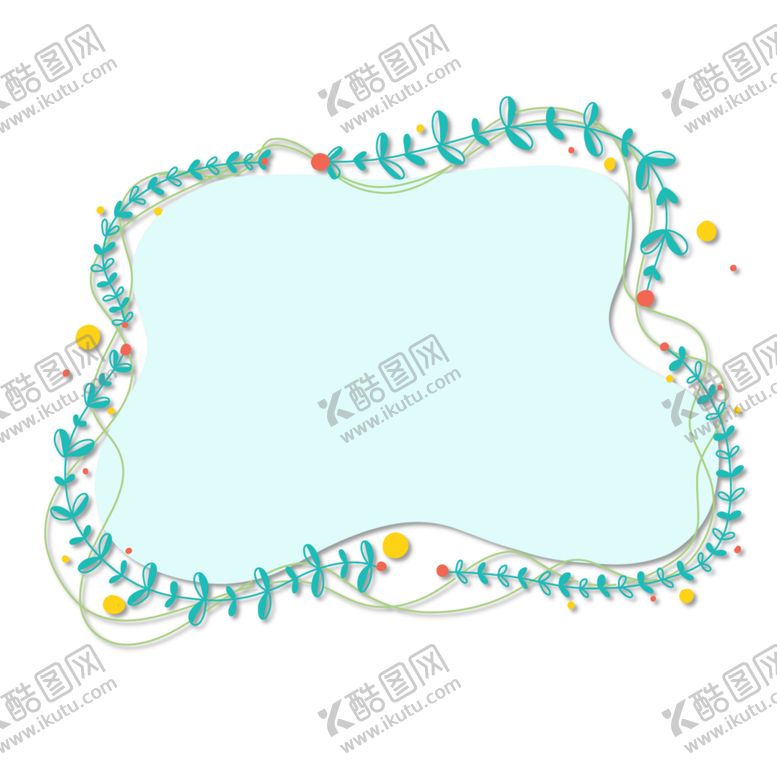 编号：39628806170706376010【酷图网】源文件下载-植物边框