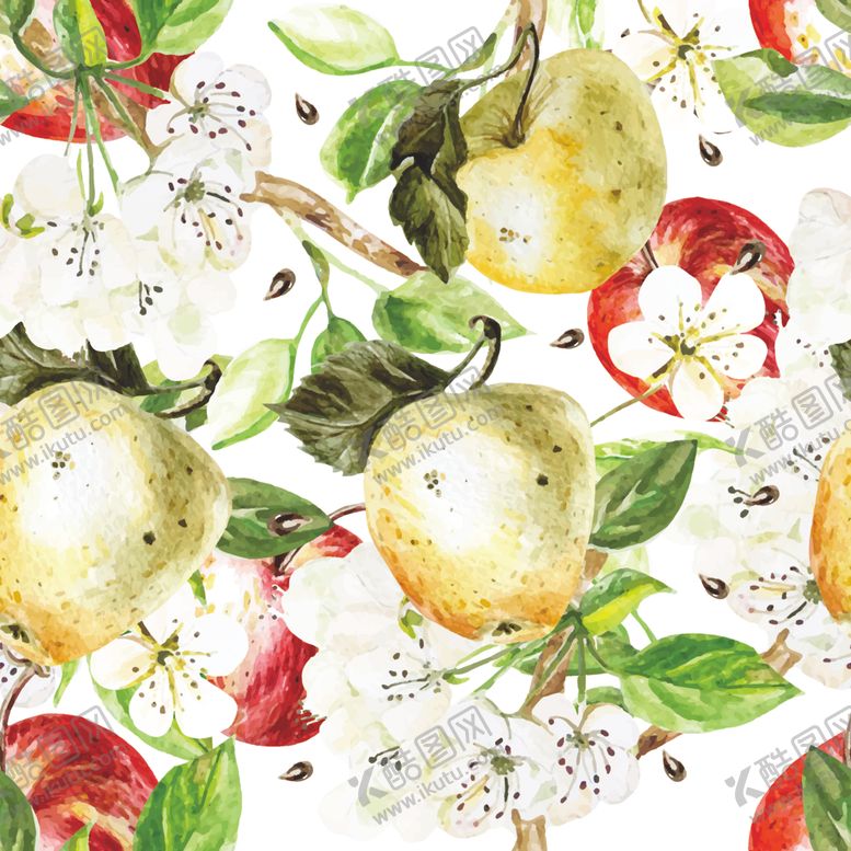 编号：56621309221705165777【酷图网】源文件下载-热带花数码印花手绘花