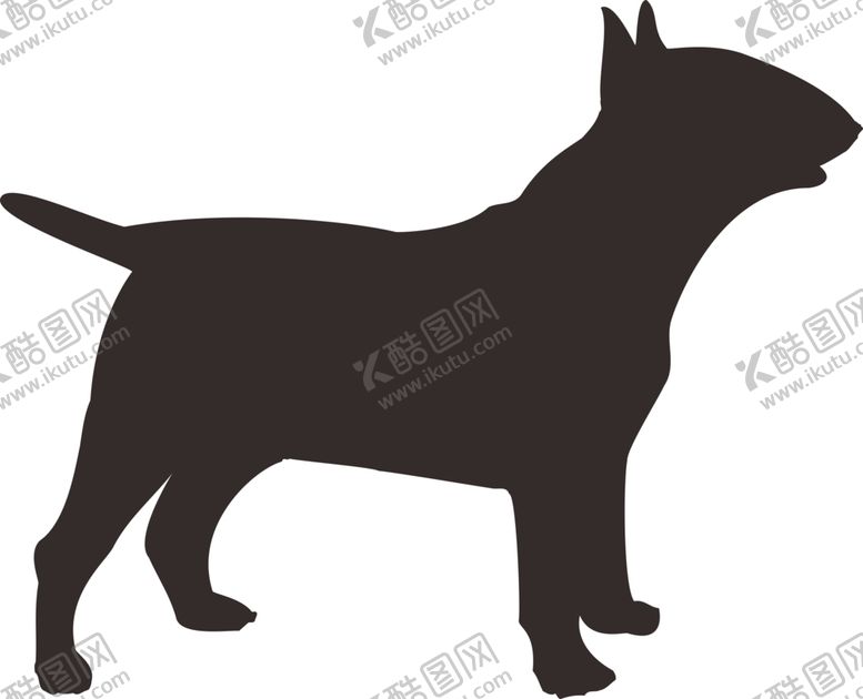 编号：51401306300746044067【酷图网】源文件下载-狗剪影