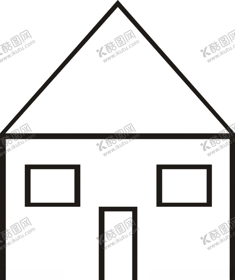 编号：96357206281424327051【酷图网】源文件下载-建筑房屋剪影-18