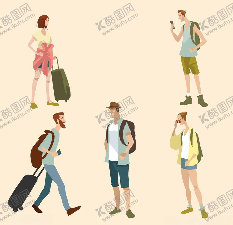 编号：11547009101104208115【酷图网】源文件下载-旅客游客