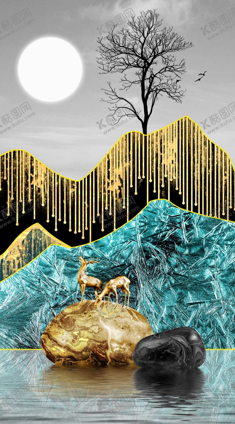 编号：59608509202237325403【酷图网】源文件下载-中国风装饰画