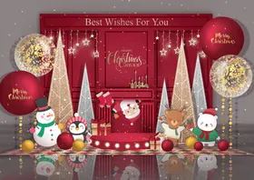 圣诞节迎宾效果