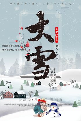 大雪海报
