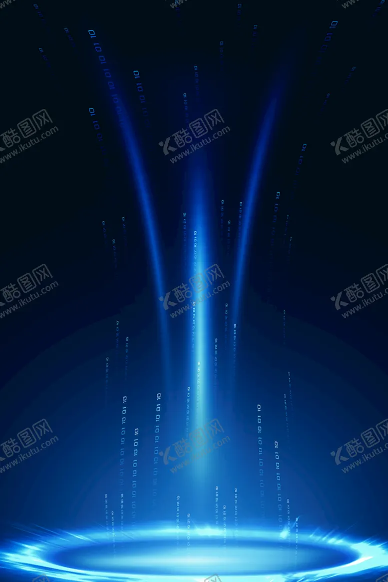 编号：15409809170648473071【酷图网】源文件下载-蓝色科技背景