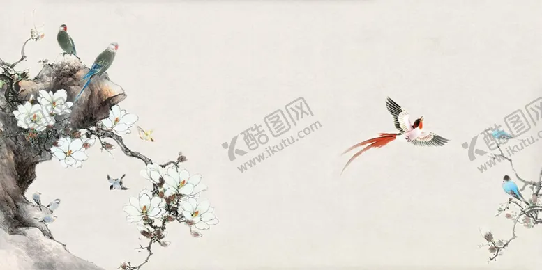 编号：88436104261916515478【酷图网】源文件下载-工笔画背景