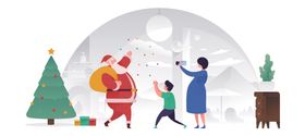 学生日常生活主题插画