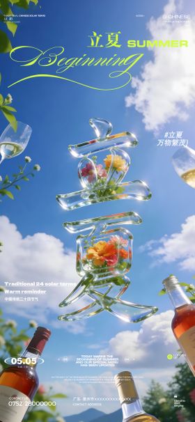 立夏酒吧海报