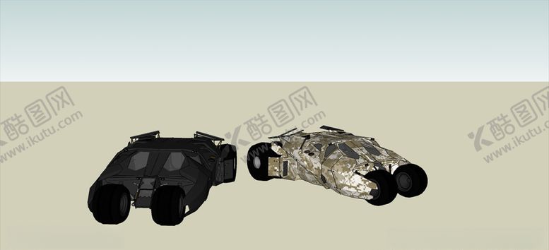 编号：68708110070712593997【酷图网】源文件下载-蝙蝠侠的车模型