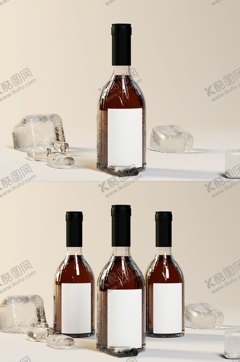 编号：33422101121603513474【酷图网】源文件下载-酒杯酒瓶