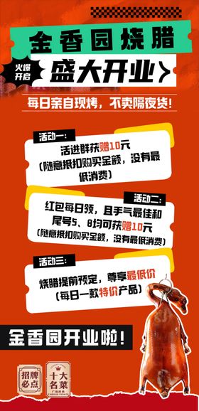 盛大开业促销活动海报