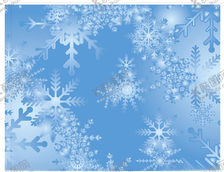 编号：45643104050945247782【酷图网】源文件下载-蓝色雪花背景图