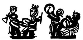 剪纸民俗花纹古典动物祥云