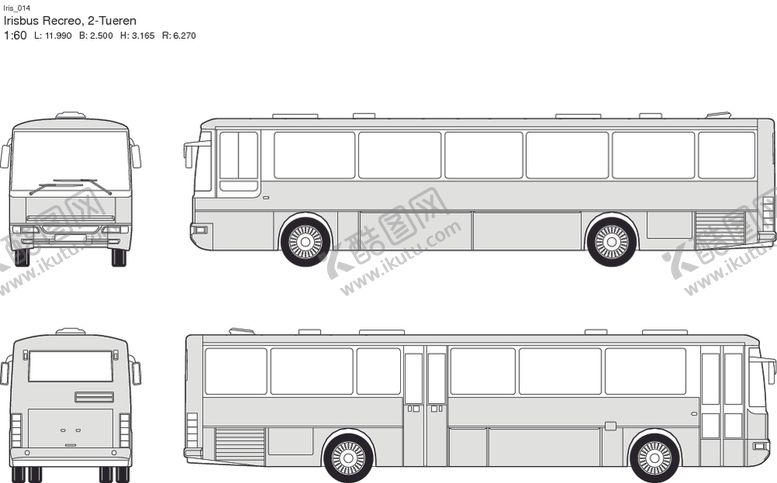 编号：96486009162140115467【酷图网】源文件下载-手绘客运汽车