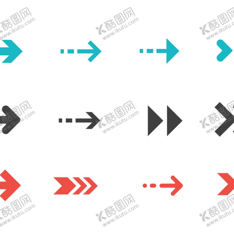编号：72254712081134346650【酷图网】源文件下载-导视箭头