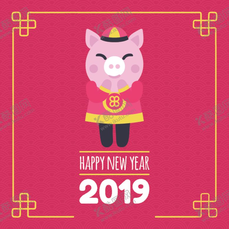 编号：65115210112303406530【酷图网】源文件下载-新年海报模板