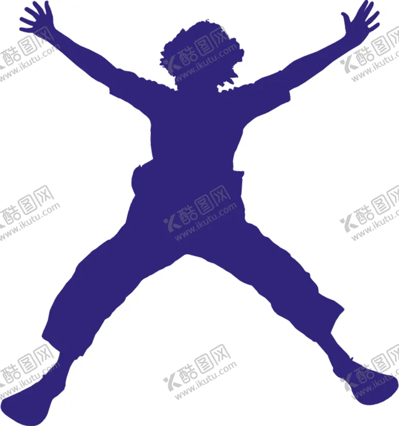 编号：76704204140808598534【酷图网】源文件下载-欢呼的人剪影
