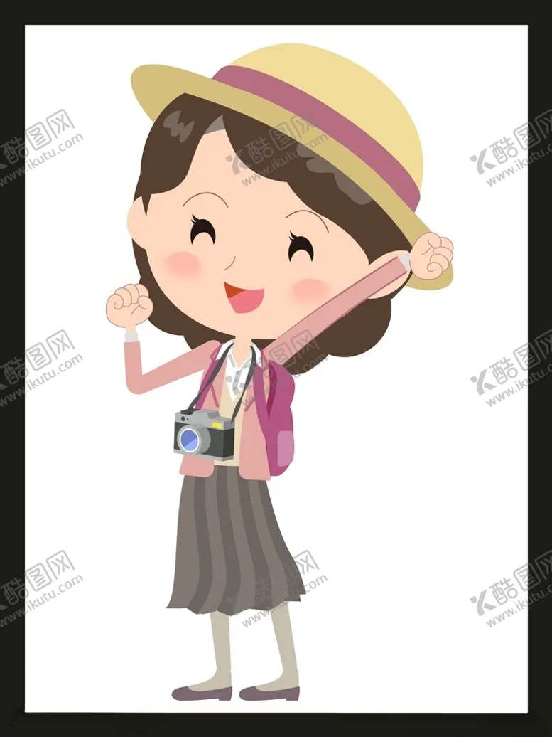 编号：41584902071443142653【酷图网】源文件下载-开心欢呼女孩