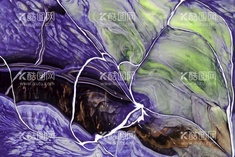 编号：08952309261454545928【酷图网】源文件下载-紫色抽象大理石艺术油画装饰画